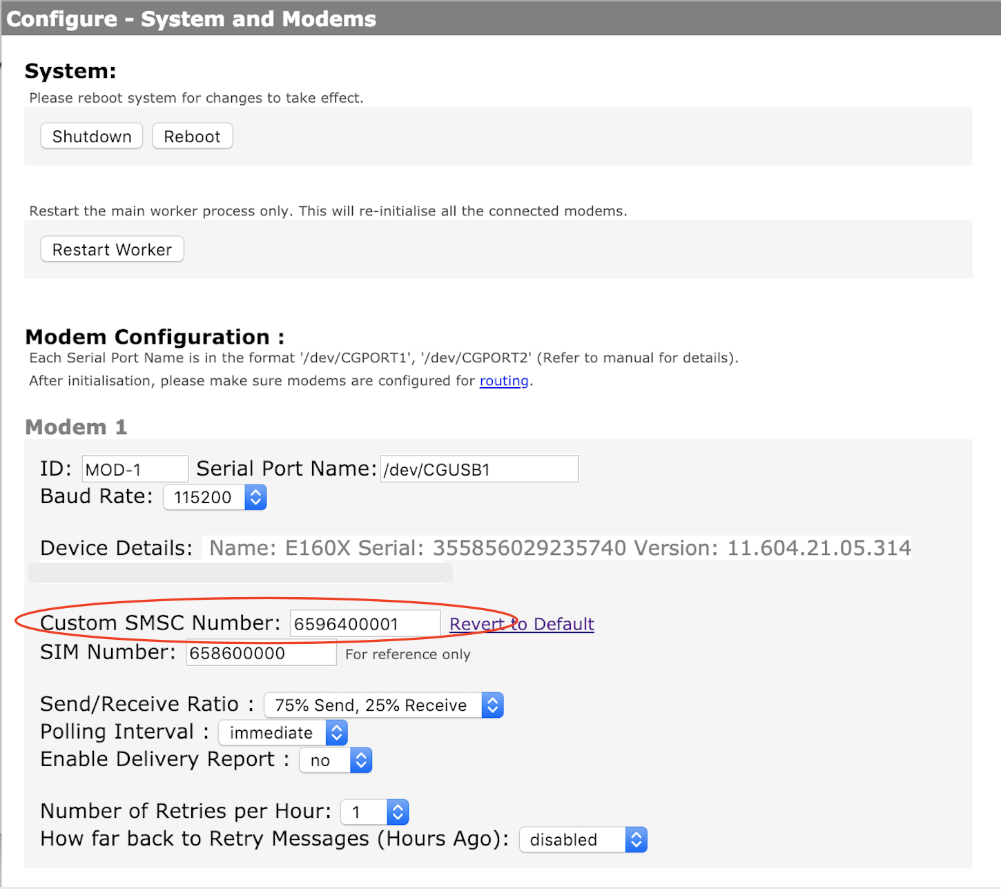 Configuring The Smsc Number For Singtel Prepaid Sim Card On Cg One Support Center